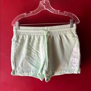 Adidas Green Athletic Shorts for Active Comfort